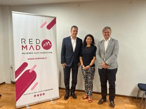 Felipe Harboe, Ana María Castro Mesa GRC y Alfredo Enrione.